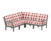 Thumbnail for Trex Yacht Club Modular 5-Piece Deep Seating Set