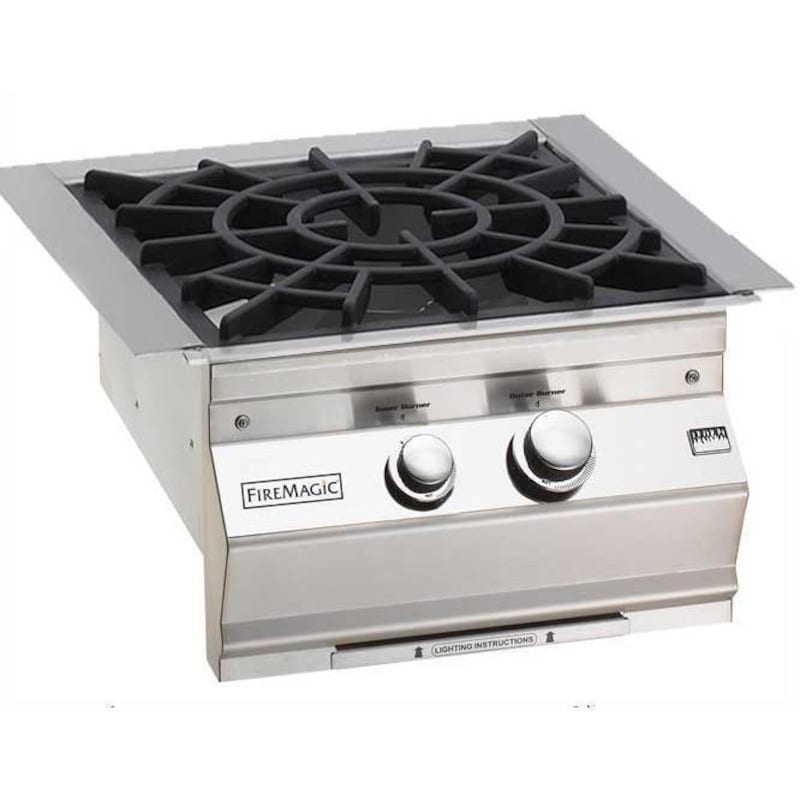 Fire Magic Classic Built-In Gas Power Burner W/ Porcelain Coated Cast Iron Grid