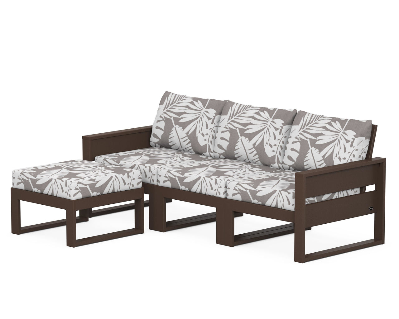 Trex Eastport 4- Piece Sectional with Ottoman