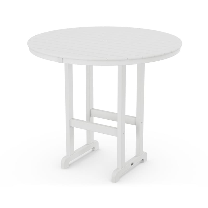Polywood 48 Inch Round Bar Table