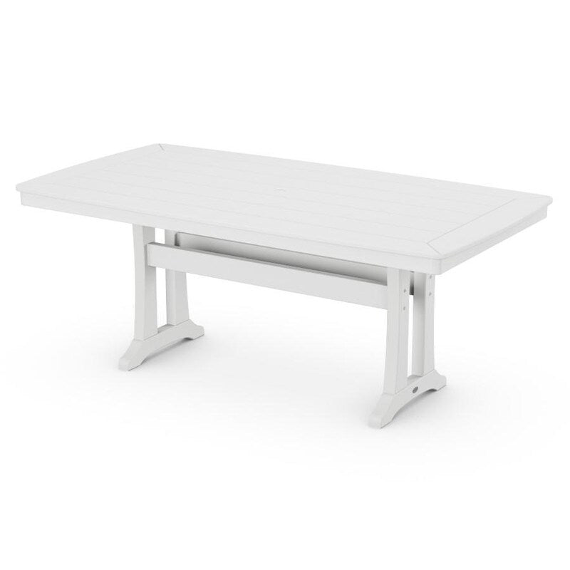 Polywood Nautical Trestle 38 X 72 Inch Dining Table
