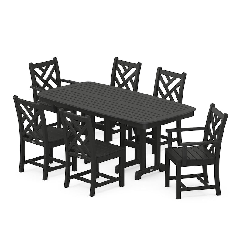 POLYWOOD Chippendale 7 Piece Dining Set