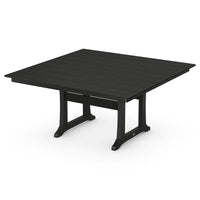 Thumbnail for Polywood 59 Inch Farmhouse Trestle Dining Table