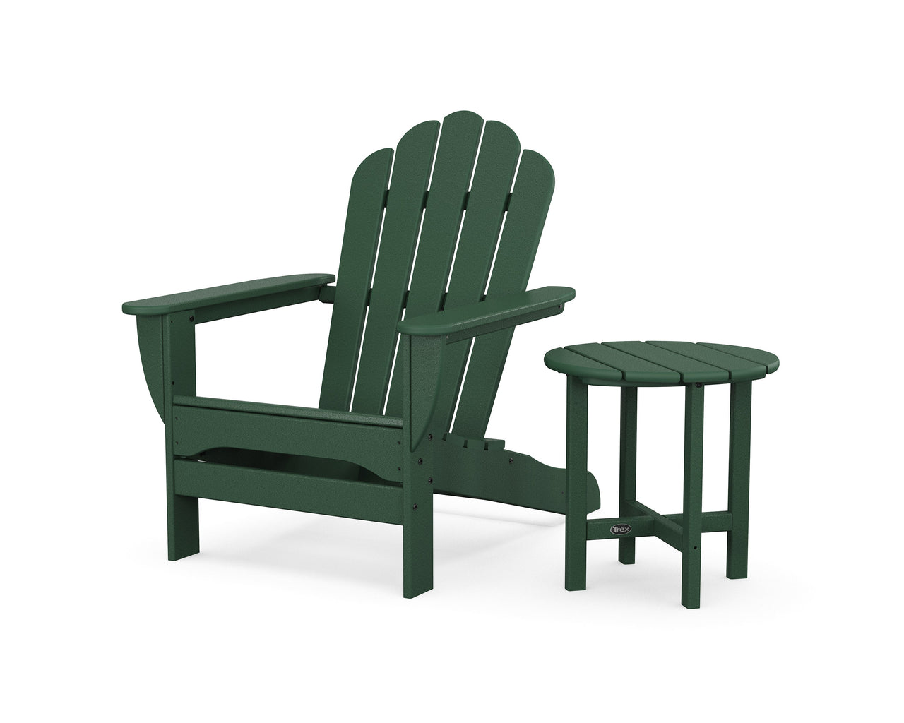 Trex Monterey Bay Oversized Adirondack Chair with Side Table