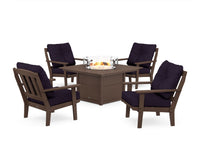Thumbnail for Trex Cape Cod 5-Piece Deep Seating Set with Fire Pit Table
