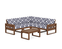Thumbnail for Trex Eastport 6-Piece Deep Seating Sectional + Coffee Table Set