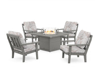 Thumbnail for Trex Cape Cod 5-Piece Deep Seating Set with Fire Pit Table