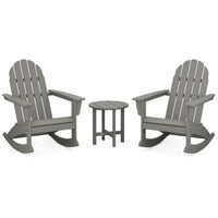 Thumbnail for POLYWOOD Vineyard 3 Piece Adirondack Rocking Chair Set