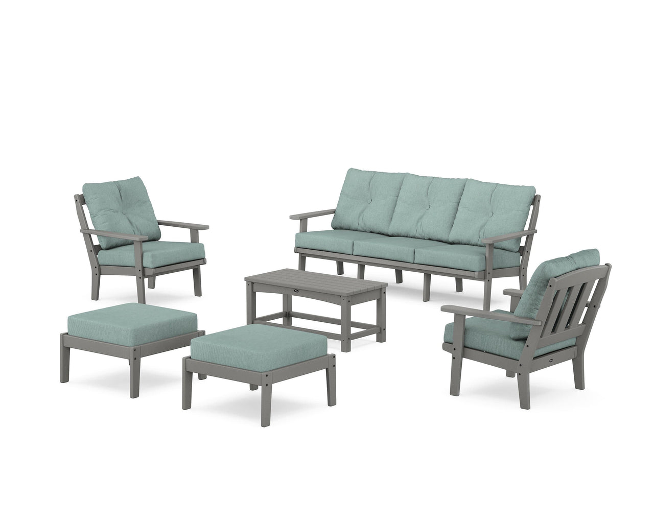 Trex Cape Cod 6-Piece Lounge Sofa Set