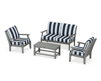 Thumbnail for Trex Yacht Club 4-Piece Deep Seating Chair Set