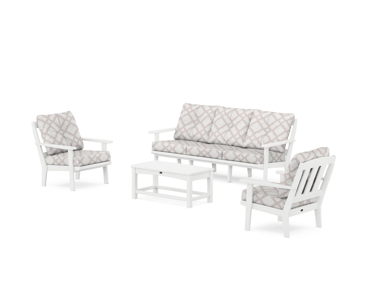 Trex Cape Cod 4-Piece Deep Seating Set with Sofa