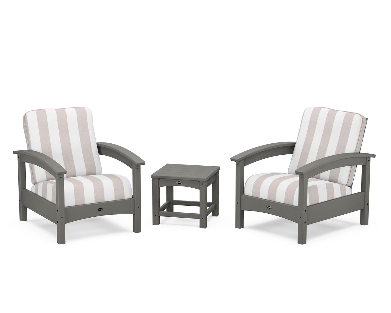 Trex Rockport Club 3-Piece Deep Seating Conversation Set