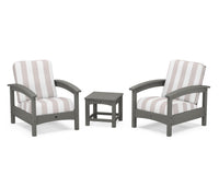 Thumbnail for Trex Rockport Club 3-Piece Deep Seating Conversation Set