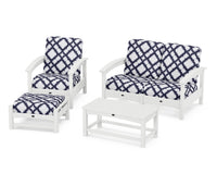 Thumbnail for Trex Rockport 4-Piece Deep Seating Conversation Group