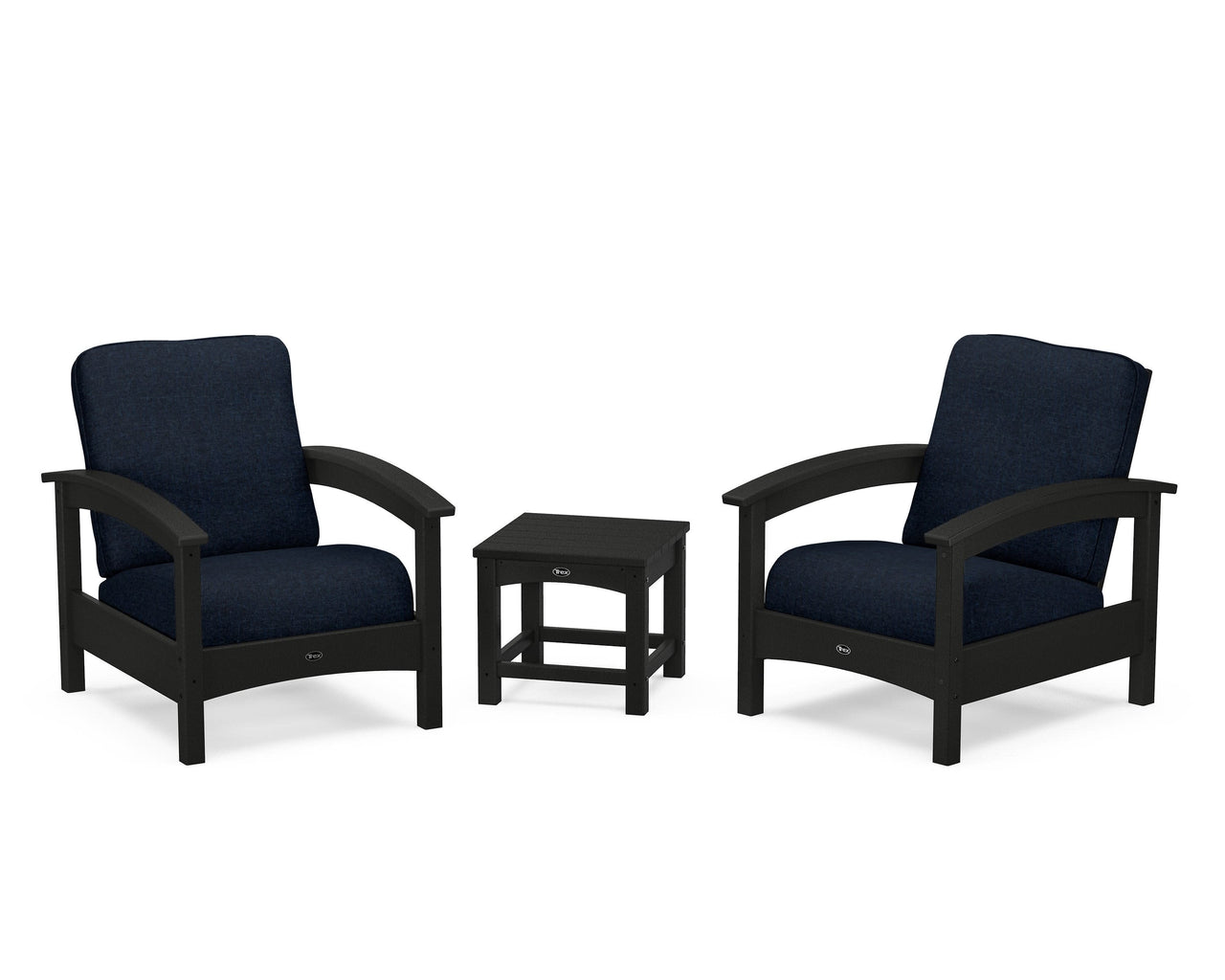 Trex Rockport Club 3-Piece Deep Seating Conversation Set