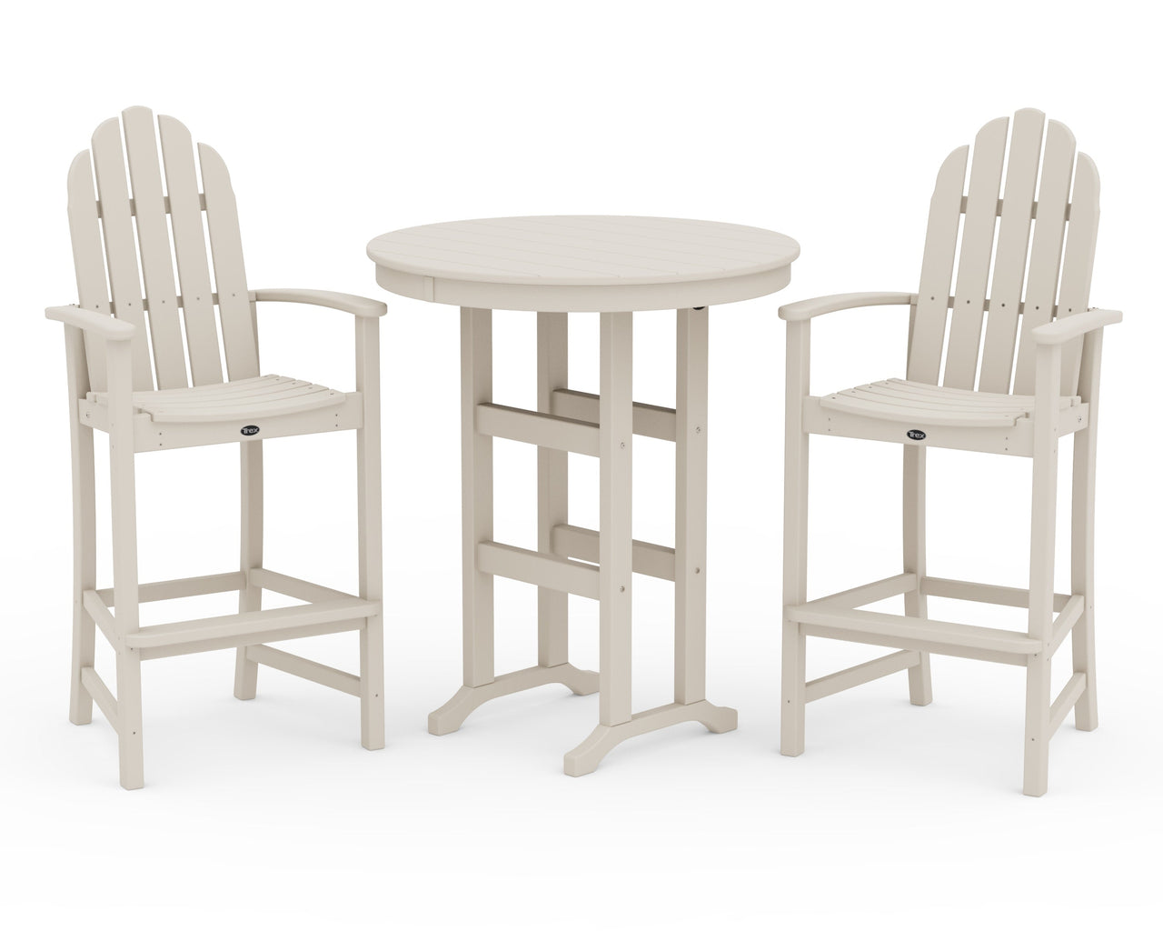 Trex Cape Cod 3-Piece Round Bar Set - Sand Castle