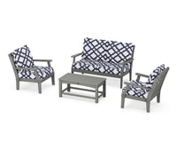Thumbnail for Trex Yacht Club 4-Piece Deep Seating Chair Set