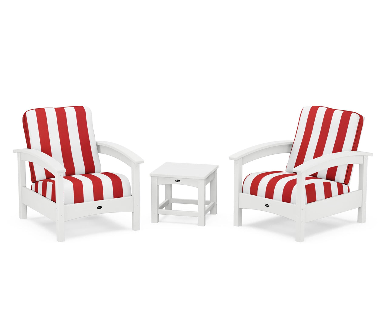 Trex Rockport Club 3-Piece Deep Seating Conversation Set