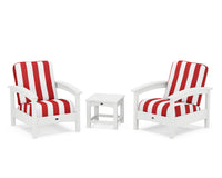Thumbnail for Trex Rockport Club 3-Piece Deep Seating Conversation Set