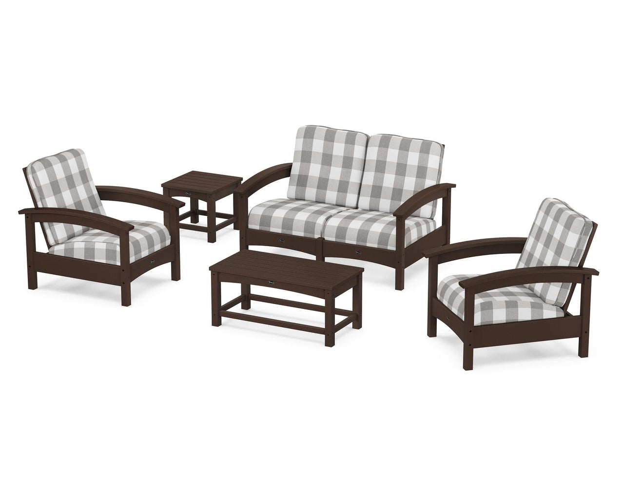 Trex Rockport Club 6-Piece Deep Seating Conversation Set