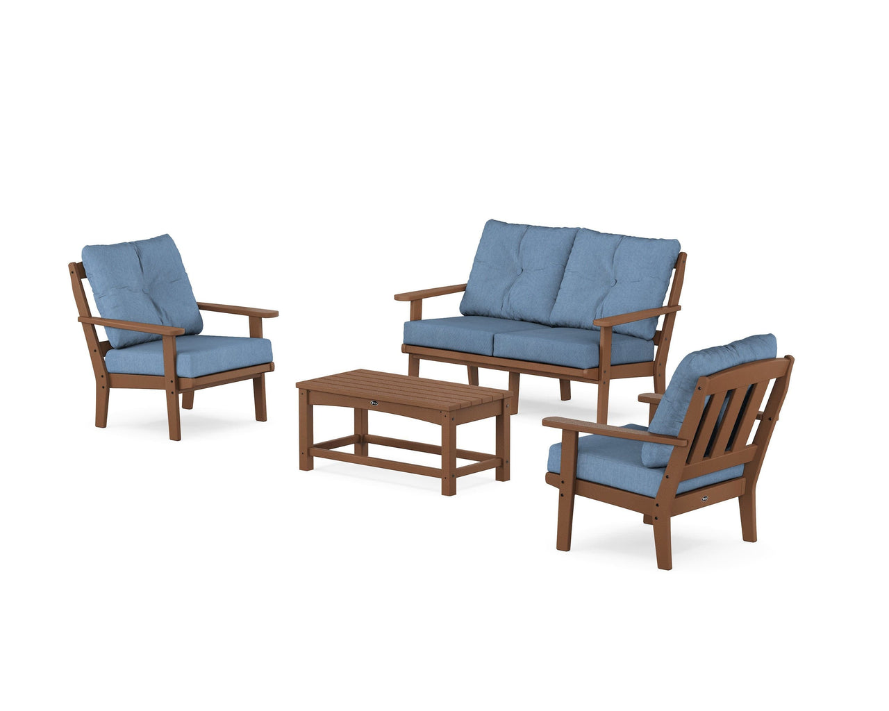 Trex Cape Cod 4-Piece Deep Seating Set with Loveseat