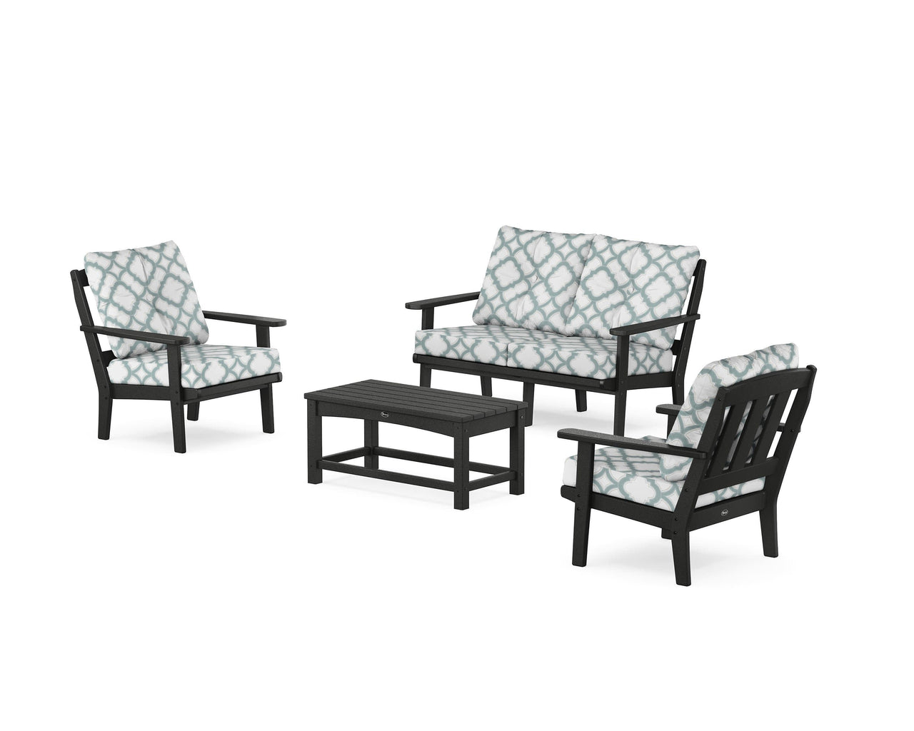 Trex Cape Cod 4-Piece Deep Seating Set with Loveseat