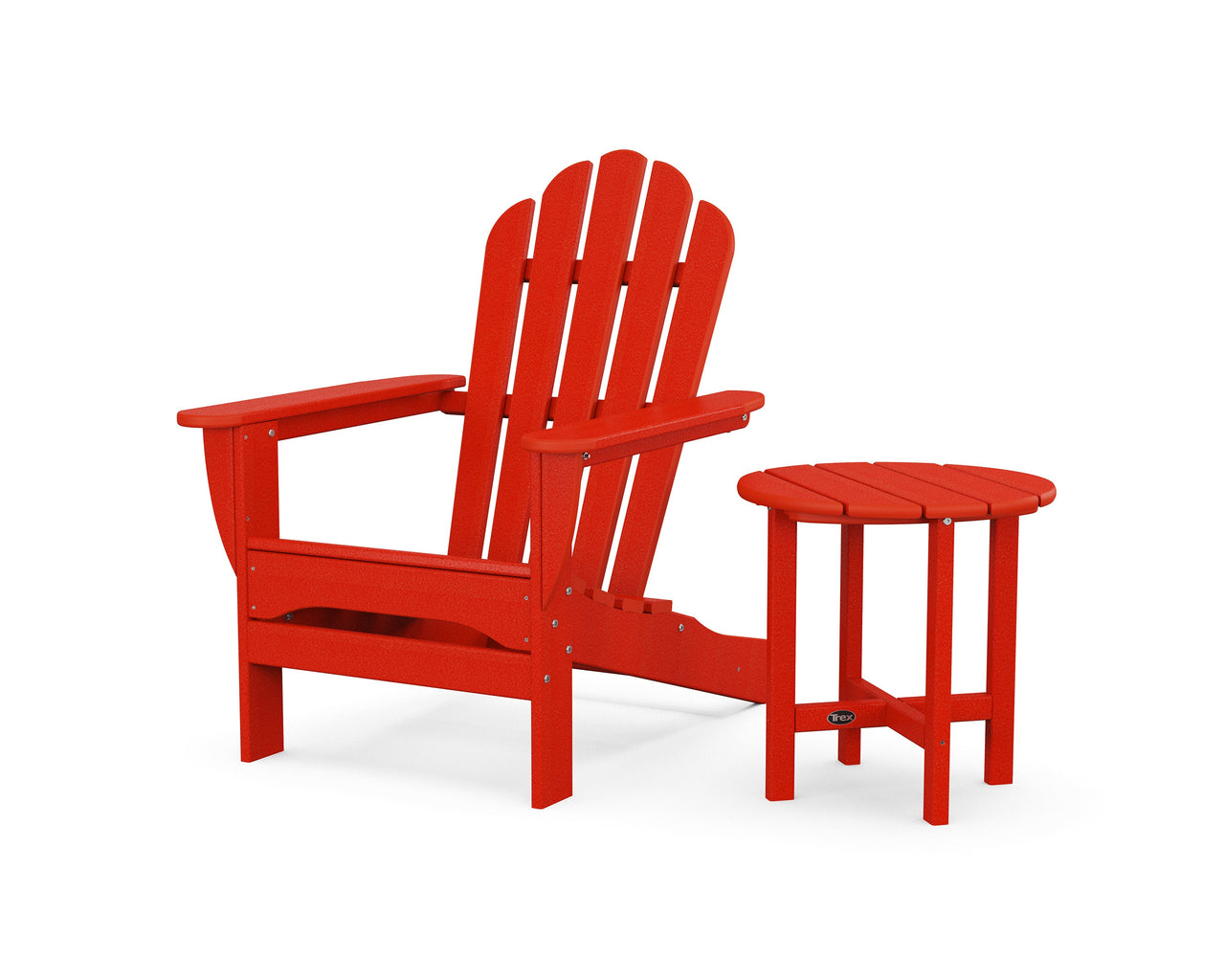Trex Monterey Bay Adirondack Chair with Side Table
