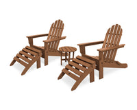 Thumbnail for Trex Cape Cod Folding Adirondack Set with Ottomans