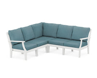 Thumbnail for Trex Yacht Club Modular 5-Piece Deep Seating Set