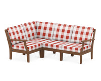 Thumbnail for Trex Yacht Club Modular 4-Piece Deep Seating Set