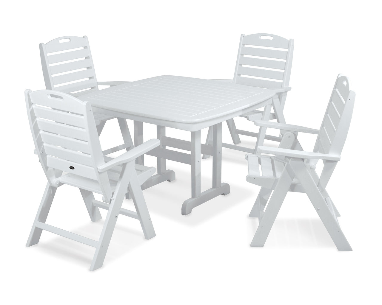 Trex Yacht Club Highback 5-Piece Dining Set