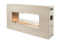 Thumbnail for Linear Ready-to-Finish See-Through Gas Fireplace with Direct Spark Ignition