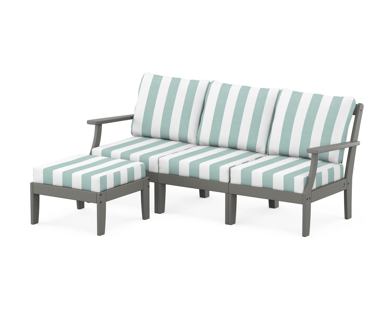 Trex Yacht Club Modular 4-Piece Deep Seating Set with Ottoman