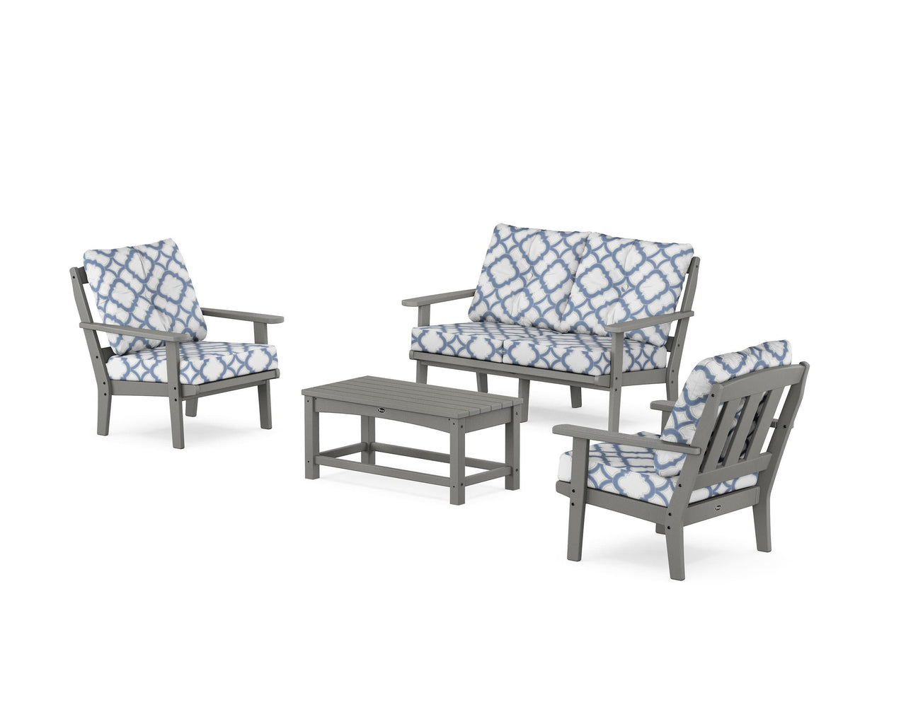 Trex Cape Cod 4-Piece Deep Seating Set with Loveseat