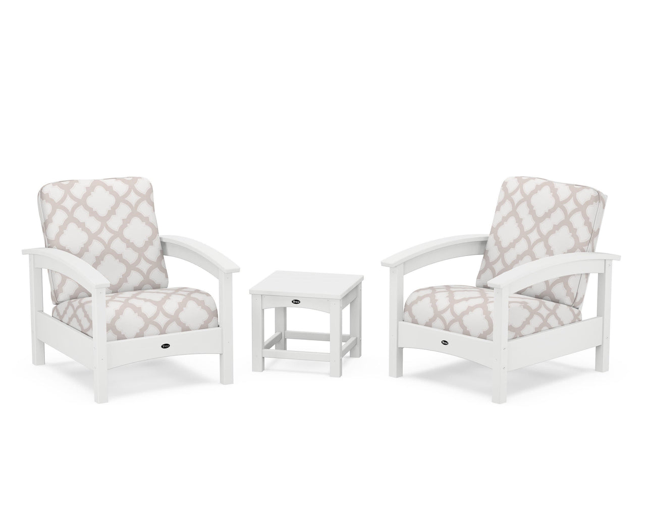 Trex Rockport Club 3-Piece Deep Seating Conversation Set