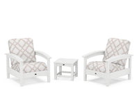 Thumbnail for Trex Rockport Club 3-Piece Deep Seating Conversation Set