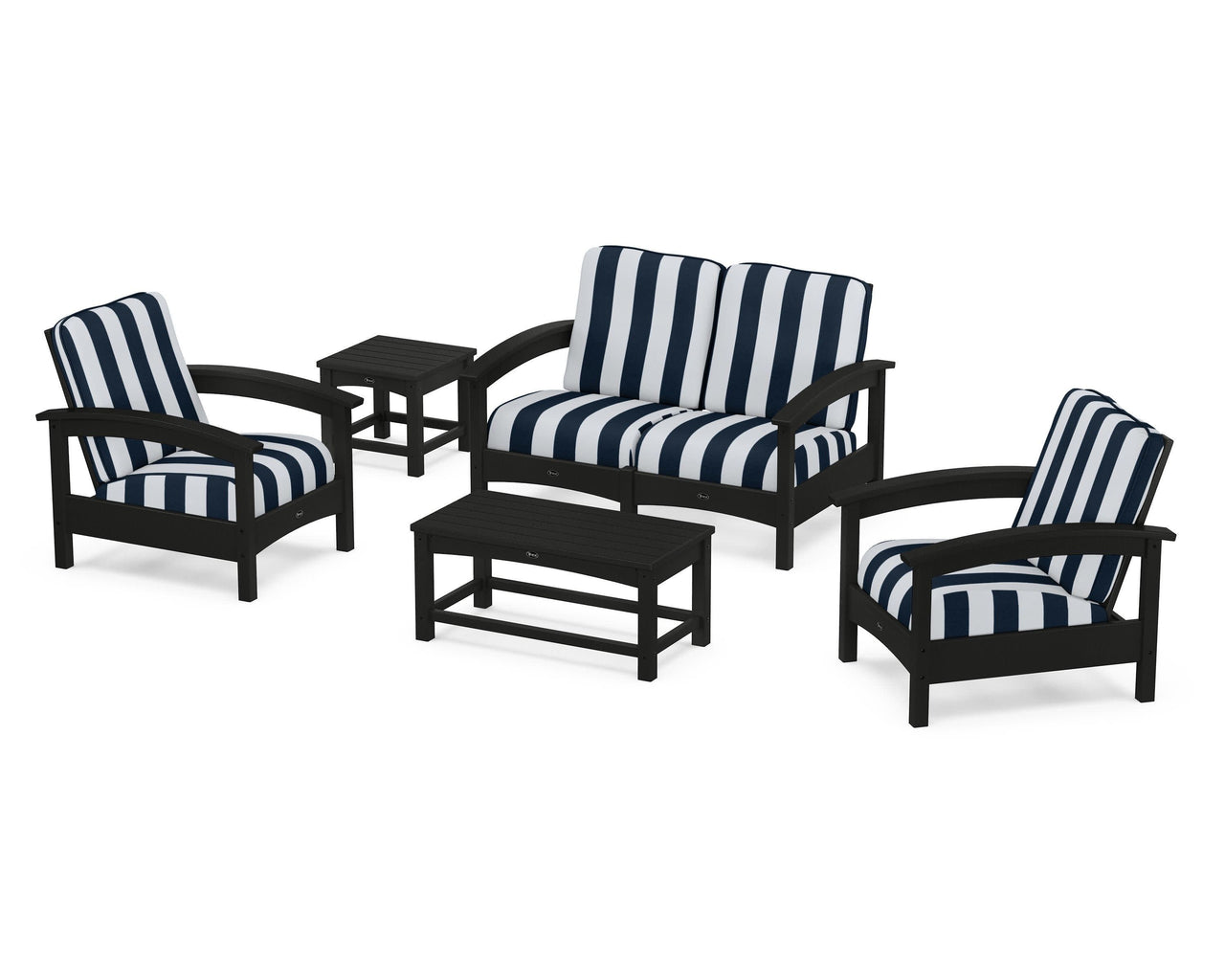 Trex Rockport Club 6-Piece Deep Seating Conversation Set