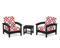 Thumbnail for Trex Rockport Club 3-Piece Deep Seating Conversation Set