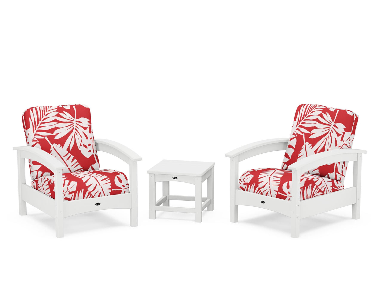 Trex Rockport Club 3-Piece Deep Seating Conversation Set