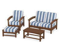Thumbnail for Trex Rockport 4-Piece Deep Seating Conversation Group