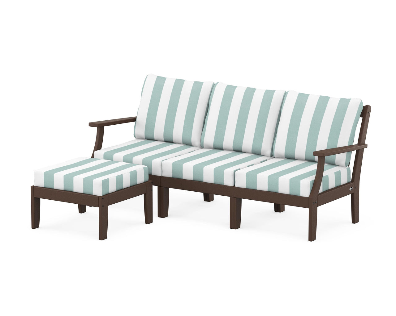 Trex Yacht Club Modular 4-Piece Deep Seating Set with Ottoman