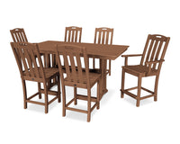 Thumbnail for Trex Yacht Club 7-Piece Farmhouse Trestle Counter Set