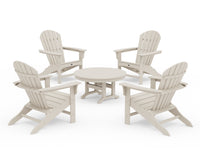 Thumbnail for Trex Yacht Club Shellback 5-Piece Adirondack Conversation Group - Sand Castle