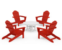 Thumbnail for Trex 5-Piece Monterey Bay Oversized Adirondack Chair Conversation Group
