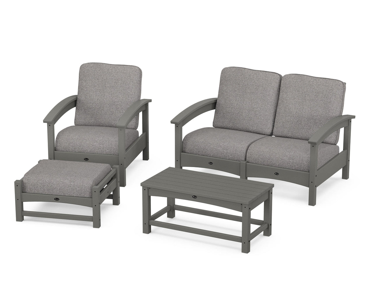 Trex Rockport 4-Piece Deep Seating Conversation Group