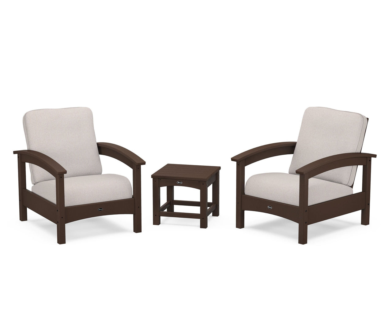 Trex Rockport Club 3-Piece Deep Seating Conversation Set