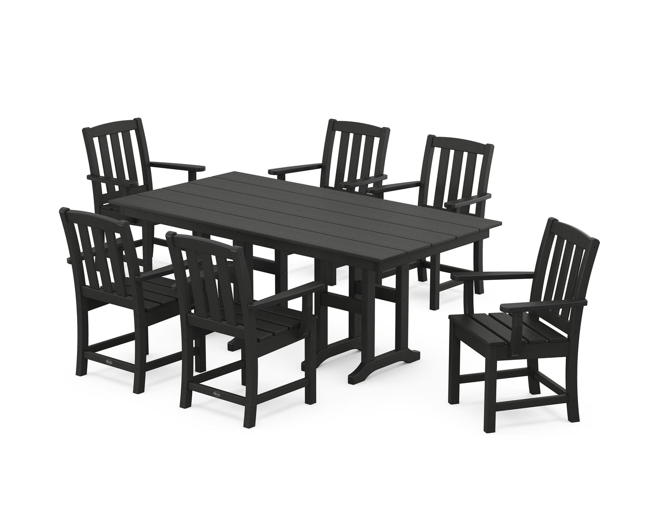 Trex Cape Cod Arm Chair 7-Piece Farmhouse Dining Set