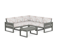 Thumbnail for Trex Eastport 6-Piece Deep Seating Sectional + Coffee Table Set