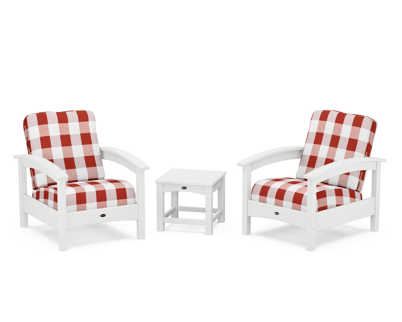 Trex Rockport Club 3-Piece Deep Seating Conversation Set