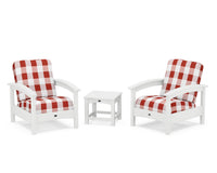 Thumbnail for Trex Rockport Club 3-Piece Deep Seating Conversation Set